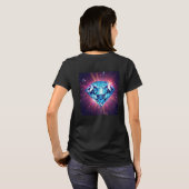 Helles pixeliges Diamant  T-Shirt (Schwarz voll)