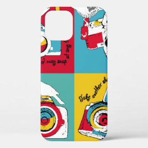 Helles Poster im Stil des Pop-Art mit Bild o Case-Mate iPhone Hülle