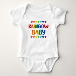 Helles "Rainbow Baby" Design Baby Bodysuit Baby Strampler