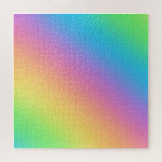 Helles Rainbow Gradient Challenging Jigsaw Puzzle (Horizontal)
