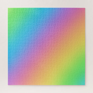 Helles Rainbow Gradient Challenging Jigsaw Puzzle