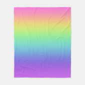 Helles Rainbow Gradient Fleece Blanket (Vorderseite)