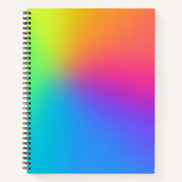 Helles Rainbow Gradient Sketchbook Notizblock