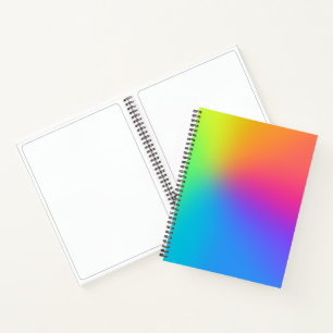 Helles Rainbow Gradient Sketchbook Notizblock
