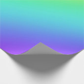 Helles Rainbow Gradient Wrapping Paper Geschenkpapier (Ecke)