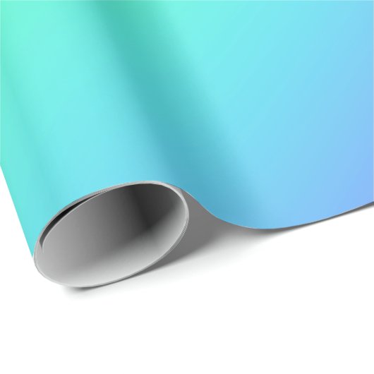 Helles Rainbow Gradient Wrapping Paper Geschenkpapier (Rolleneckpunkt)