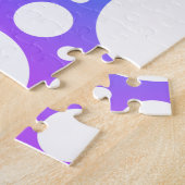 Helles Rainbow Polka Dotted Jigsaw Puzzle (Seite)