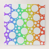 Helles Rainbow Polka Dotted Jigsaw Puzzle (Horizontal)
