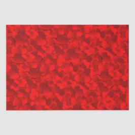 Helles Red-Burgund Herz Valentine Tissue Seidenpapier