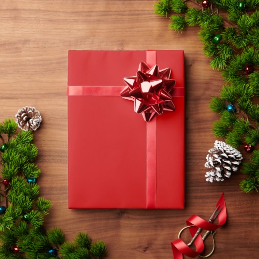 Helles Red Christmas Wrapping Paper Roll Geschenkpapier (Feiertagsgeschenk)