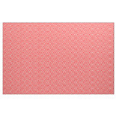 Helles Red Ikat Diamond Squares Mosaikkunstmuster Stoff (Yard (91,4 cm))