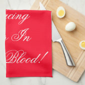 Helles Red Racing Theme Shop Geschirrtuch (Viertel Falte)