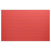 Helles Red Wirbel Damask Weihnachtsmuster Elegant Stoff (Yard (91,4 cm))