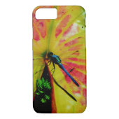Helles Regenbogen Dragonfly Rosa Limousine Case-Mate iPhone Hülle (Rückseite)