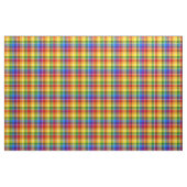 Helles Regenbogen-Kariertes Muster Stoff (Fat Quarter (45,7 x 55,9 cm))
