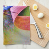 Helles Regenbogen Rosa Libelle Küchentuch (Viertel Falte)