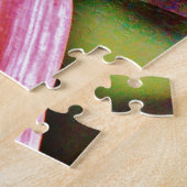 Helles Regenbogen Rosa Libelle Puzzle (Seite)