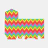 Helles Regenbogen Streifen Bevorzugung Box Geschenkschachtel (Ungefaltet)