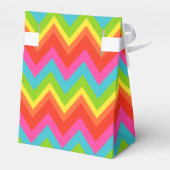 Helles Regenbogen Streifen Bevorzugung Box Geschenkschachtel (Rückseite)