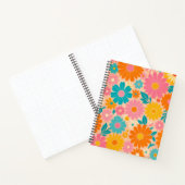 Helles Retro-Gänseblümchen-Blumen-Notizbuch Notizblock (Innenseite)
