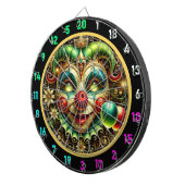 Helles Retro Neon Dartboard für Game Rooms Dartscheibe (Vorderseite rechts)