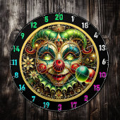 Helles Retro Neon Dartboard für Game Rooms Dartscheibe