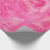 Helles rosa Aquarell Geschenkpapier (Ecke)