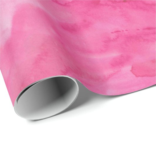 Helles rosa Aquarell Geschenkpapier (Rolleneckpunkt)