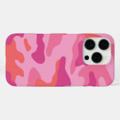 Helles rosa Camouflage Muster Case-Mate iPhone Hülle (Rückseite (Horizontal))