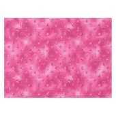 Helles rosa Glam Funkelnd Diamantmuster Tischdecke (Vorderseite (Horizontal))