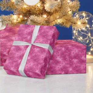 Helles Rosa Glam Funkelnde Diamanten Geschenkpapier