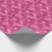 Helles Rosa Glam Funkelnde Diamanten Geschenkpapier (Ecke)