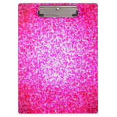 Helles rosa Glitterklemmbrett Klemmbrett (Vorderseite)