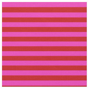 Helles Rosa, heller roter Stängel, Streifen Stoff