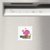 Helles Rosa Herr Messy | Funkelnde Sterne Magnet (In Situ (Geschirrspüler))