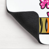 Helles Rosa Herr Messy | Funkelnde Sterne Mousepad (Ecke)