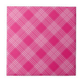 Helles rosa kariertes fliese (Vorderseite)