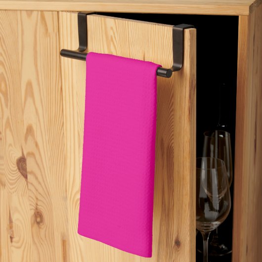 Helles Rosa Küchenhandtuch Geschirrtuch (Drittel gefaltet)