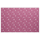 Helles rosa Mauve Winter White Bird Blumenmuster Stoff (Fat Quarter (45,7 x 55,9 cm))