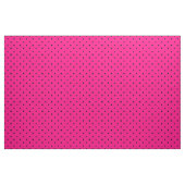Helles Rosa mit schwarzem Polka-Punktmuster Stoff (Fat Quarter (45,7 x 55,9 cm))