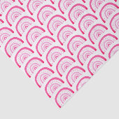 Helles Rosa Regenbogenmuster Seidenpapier (Ausschnitt)