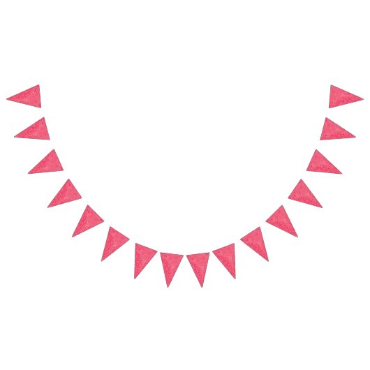 Helles rosa Textildesign mit zentraler Blu Wimpelkette (Alle)