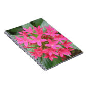 Helles, rosa, tropische Blume Notebook Notizblock (Rechte Seite)