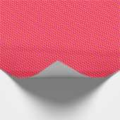 Helles Rosa- und Orangefarbener Chevron-Muster Geschenkpapier (Ecke)