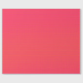 Helles Rosa- und Orangefarbener Chevron-Muster Geschenkpapier (Flach)