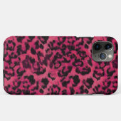 Helles Rosa und schwarzer Leopard mit Flecken Case-Mate iPhone Hülle (Rückseite (Horizontal))