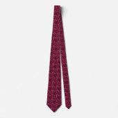 Helles Rosa und schwarzer Leopard mit Flecken Krawatte (Vorderseite)