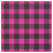 Helles Rosa und schwarzes Gingham-Karo