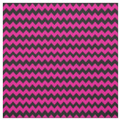 Helles rosa und schwarzes Zickzack Muster Stoff (Muster)