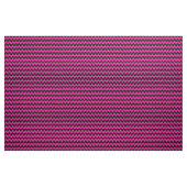 Helles rosa und schwarzes Zickzack Muster Stoff (Fat Quarter (45,7 x 55,9 cm))